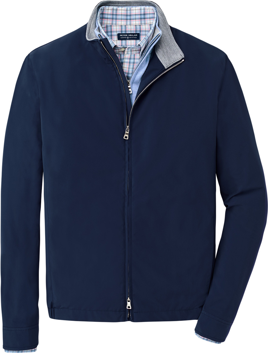 Peter Millar Crown Crafted Stealth Performance Full-Zip Golf Jackets